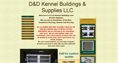 Desktop Screenshot of ddkennelbuildings.com